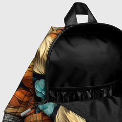Детский рюкзак Лис в стиле фолк-арт, цвет: 3D-принт — фото 2