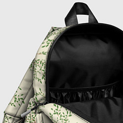 Детский рюкзак Веточки с зелеными листьями, цвет: 3D-принт — фото 2