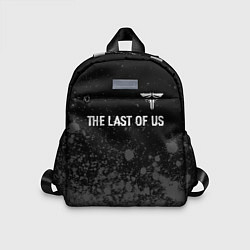 Детский рюкзак The Last Of Us glitch на темном фоне посередине, цвет: 3D-принт