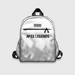 Детский рюкзак Apex Legends glitch на светлом фоне посередине, цвет: 3D-принт