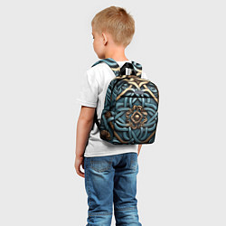 Детский рюкзак Симметричный орнамент в кельтской стилистике, цвет: 3D-принт — фото 2
