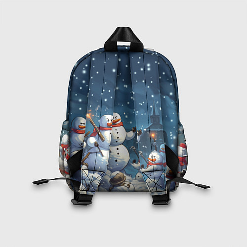 Детский рюкзак Снежный бой / 3D-принт – фото 2
