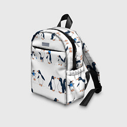 Детский рюкзак Семейство пингвинов на прогулке, цвет: 3D-принт — фото 2