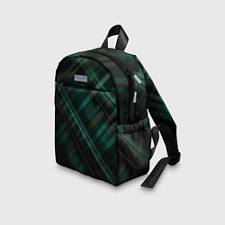 Детский рюкзак Тёмно-зелёная шотландская клетка, цвет: 3D-принт — фото 2