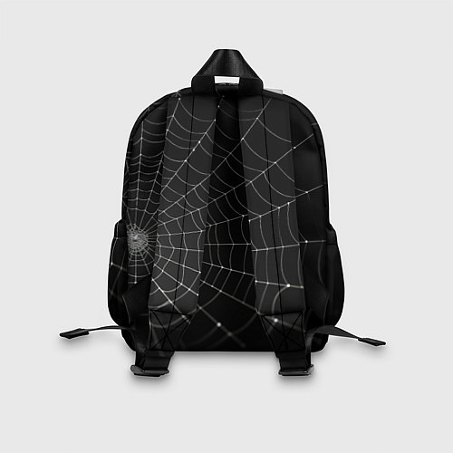 Детский рюкзак Паутина на черном фоне / 3D-принт – фото 2