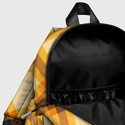 Детский рюкзак Желтая шотландская клетка, цвет: 3D-принт — фото 2