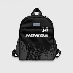 Детский рюкзак Honda speed на темном фоне со следами шин посереди