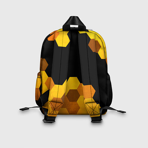 Детский рюкзак Great Wall - gold gradient посередине / 3D-принт – фото 2