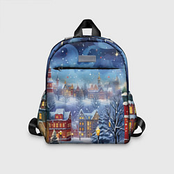 Детский рюкзак New year city, цвет: 3D-принт