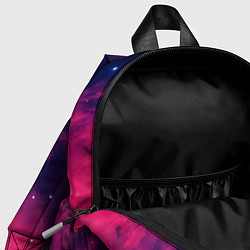 Детский рюкзак Галактика в розовом цвете, цвет: 3D-принт — фото 2