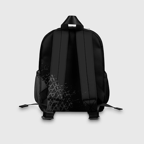 Детский рюкзак Citroen speed на темном фоне со следами шин вертик / 3D-принт – фото 2