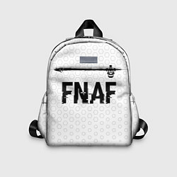 Детский рюкзак FNAF glitch на светлом фоне посередине, цвет: 3D-принт