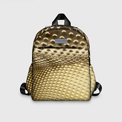 Детский рюкзак Золотая сетка абстракция, цвет: 3D-принт