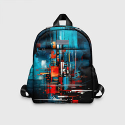 Детский рюкзак Городская абстракция, цвет: 3D-принт