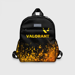 Детский рюкзак Valorant - gold gradient посередине