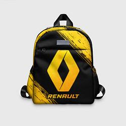 Детский рюкзак Renault - gold gradient, цвет: 3D-принт