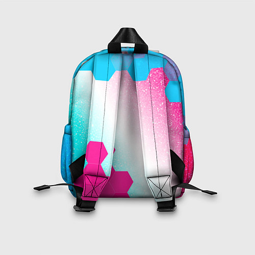 Детский рюкзак Changan neon gradient style вертикально / 3D-принт – фото 2