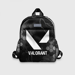 Детский рюкзак Valorant glitch на темном фоне