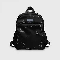 Детский рюкзак Летучие мыши на черном небе, цвет: 3D-принт
