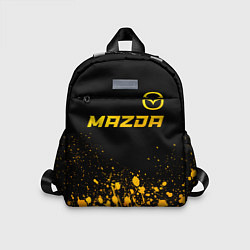 Детский рюкзак Mazda - gold gradient посередине