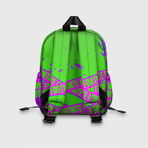 Детский рюкзак Fortnite неоновые краски / 3D-принт – фото 2