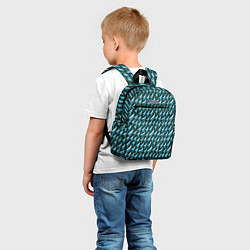 Детский рюкзак Изумрудная чешуя дракона, цвет: 3D-принт — фото 2