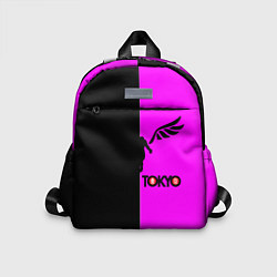 Детский рюкзак Токийские мстители черно-розовый, цвет: 3D-принт