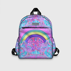 Детский рюкзак Радужный узор разноцветный