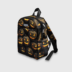 Детский рюкзак Зловещие хэллоуинские тыквы, цвет: 3D-принт — фото 2