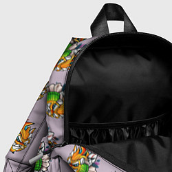 Детский рюкзак Страшная маска паттерн, цвет: 3D-принт — фото 2