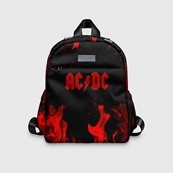 Детский рюкзак AC DC огненный стиль, цвет: 3D-принт