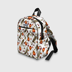 Детский рюкзак Перья и физалис, цвет: 3D-принт — фото 2