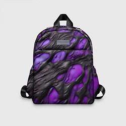Детский рюкзак Фиолетовая текучая субстанция, цвет: 3D-принт