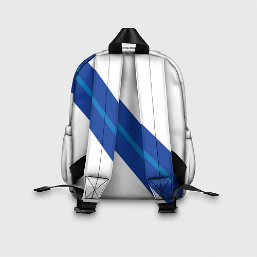 Детский рюкзак Volvo - white and blue / 3D-принт – фото 2
