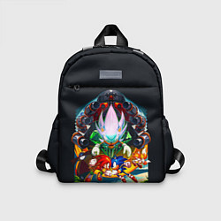 Детский рюкзак Соник против Наклза, цвет: 3D-принт
