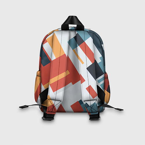 Детский рюкзак Геометрический узор - нейросеть / 3D-принт – фото 2