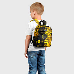 Детский рюкзак Twenty one pilots yellow music, цвет: 3D-принт — фото 2