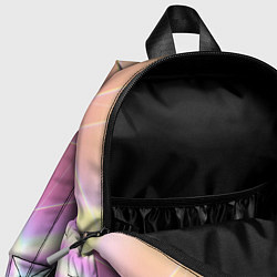 Детский рюкзак Хаотичные неоновые линии, цвет: 3D-принт — фото 2