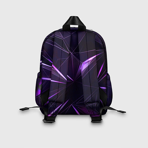 Детский рюкзак Фиолетовый хрусталь / 3D-принт – фото 2