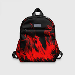 Детский рюкзак Красное пламя, цвет: 3D-принт