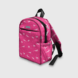 Детский рюкзак Розовые зайцы, цвет: 3D-принт — фото 2
