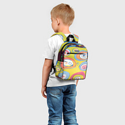 Детский рюкзак Хиппи арт, цвет: 3D-принт — фото 2