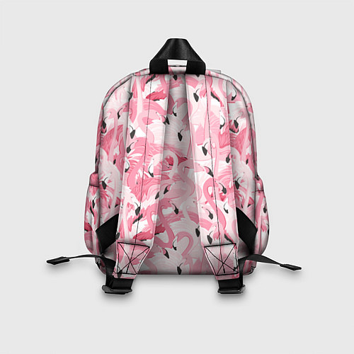 Детский рюкзак Стая розовых фламинго / 3D-принт – фото 2
