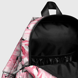 Детский рюкзак Стая розовых фламинго, цвет: 3D-принт — фото 2
