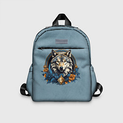 Детский рюкзак Волк портрет, цвет: 3D-принт