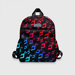 Детский рюкзак JoJos Bizarre битво лого неон, цвет: 3D-принт
