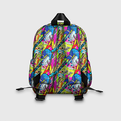 Детский рюкзак Multicolored guitars / 3D-принт – фото 2