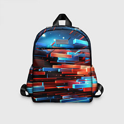 Детский рюкзак Прямоугольная абстракция, цвет: 3D-принт