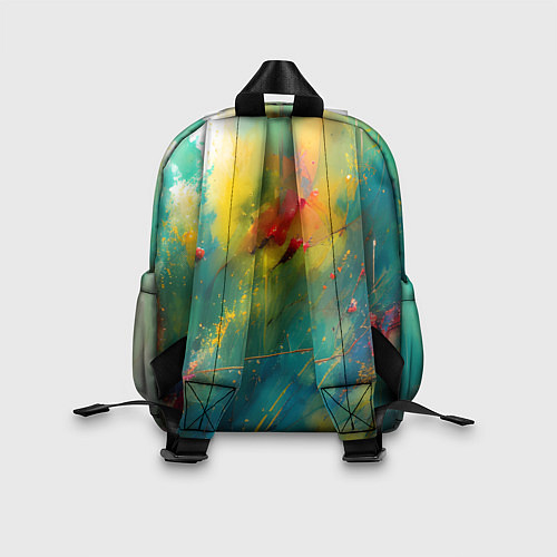 Детский рюкзак Абстрактные мазки краски / 3D-принт – фото 2