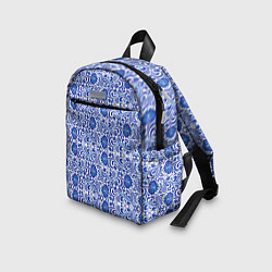 Детский рюкзак Гжельская роспись, цвет: 3D-принт — фото 2
